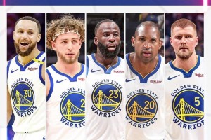 波津联手库里！勇士如今这套新的首发五虎，能在西部走多远？